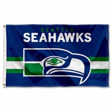 WinCraft Seahawks Throwback Vintage Retro 3x5 Banner Flag