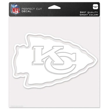 Wincraft NFL Kansas City Chiefs WCR25652061 Perfect Cut Decals, 8" x 8