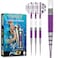 RED DRAGON Peter Wright Snakebite PL15 Medusa 22 Gram Professional Tungsten Darts Set with Flights and Stems
