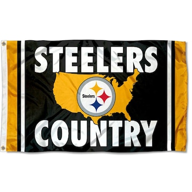 WinCraft Pittsburgh Steelers Country Nation Flag