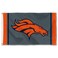 WinCraft Denver Broncos Blackout Sideline Flag Outdoor Indoor 3x5 Foot Banner