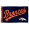 WinCraft Denver Broncos Script Logo Premium Flag