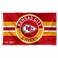 WinCraft Kansas City Chiefs Patch Button Circle Logo Flag Large 3x5 Banner
