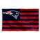 WinCraft New England Patriots USA American Nation Stripes 3x5 Grommet Flag