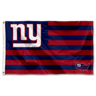 WinCraft New York Giants USA American Nation Stripes 3x5 Grommet Flag