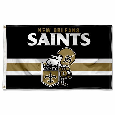 WinCraft Saints Throwback Vintage Retro 3x5 Banner Flag