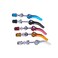 LIOOBO 5pcs Bolts Bulk Beads Rope Belt Quick Release Bolt Lever Skewer Hub Bike