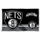 WinCraft Brooklyn Nets Dual Logo Indoor Outdoor Flag Banner