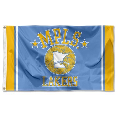 WinCraft Los Angeles Lakers Hardwood Vintage Retro Throwback Indoor Outdoor Flag