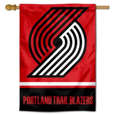 WinCraft Portland Trailbazers Double Sided House Banner Flag