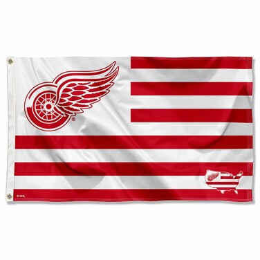 WinCraft Detroit Red Wings American Nation 3x5 Flag