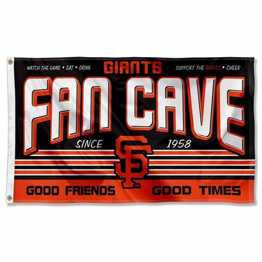 WinCraft San Francisco Giants Fan Man Cave Banner Flag