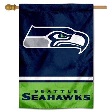 WinCraft Seattle Two Sided House Flag