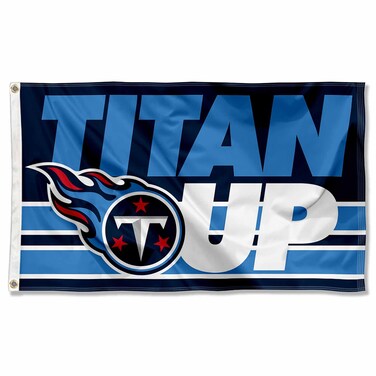 WinCraft Tennessee Titans Titan Up 3x5 Outdoor Flag