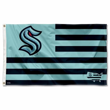 WinCraft Seattle Kraken American Nation 3x5 Flag