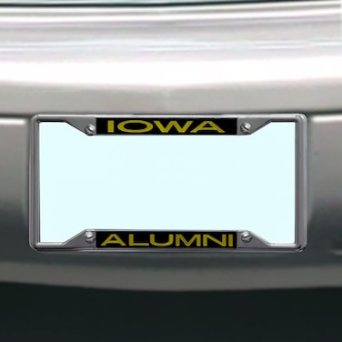 NCAA Iowa Hawkeyes License Plate Frame Alumni