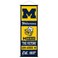 Michigan Team University Wolverines Banner and Scroll Sign