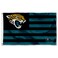 WinCraft Jacksonville Jaguars USA American Nation Stripes 3x5 Grommet Flag