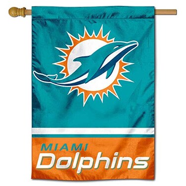 WinCraft Miami Dolphins Two Sided House Flag