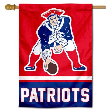 WinCraft New England Patriots Pat Patriot Two Sided House Flag
