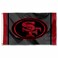 WinCraft San Francisco 49ers Blackout Sideline Flag Outdoor Indoor 3x5 Foot Banner