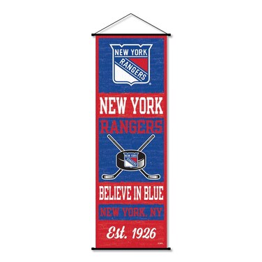 New York Rangers Banner and Scroll Sign