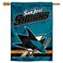 WinCraft San Jose Sharks Double Sided Banner House Flag