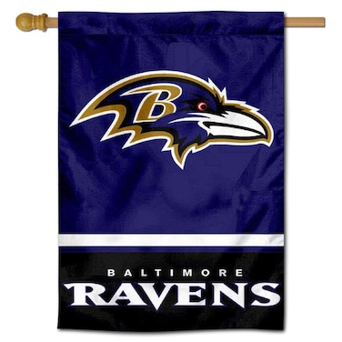 WinCraft Baltimore Ravens Two Sided House Flag