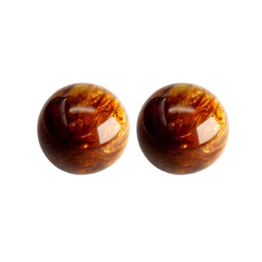 EXCEART 2Pcs Baoding Balls No Chime Chinese Stress Balls Chinese Medicine Balls Hand Therapy Exercise Ball Fitness Ball for Man Woman