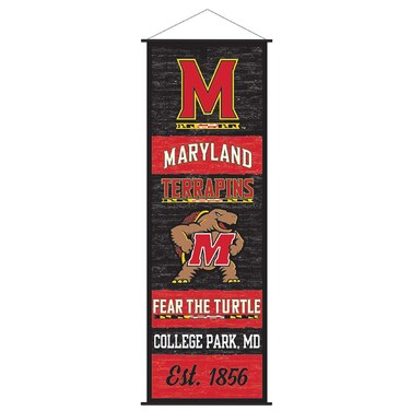 Maryland Terrapins Banner and Scroll Sign