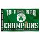 WinCraft Boston Celtics 18 Time NBA Champions Printed Header 3x5 Premium Banner Flag