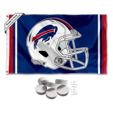 Buffalo Bills Helmet Banner and Tapestry Wall Tack Pads