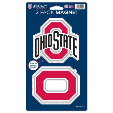 Wincraft NCAA Ohio State University WCR28580014 Magnets (2 Pack), 5" x 9