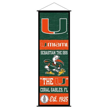 Hurricanes Banner and Scroll Sign