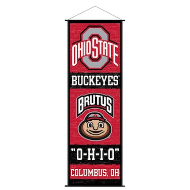 Ohio State Buckeyes Banner and Scroll Sign