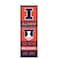 Illinois Fighting Illini Banner and Scroll Sign
