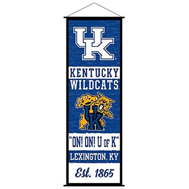 Kentucky Wildcats Banner and Scroll Sign
