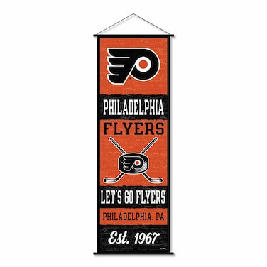 Philadelphia Flyers Banner and Scroll Sign