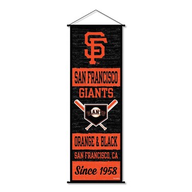San Francisco Giants Banner and Scroll Sign