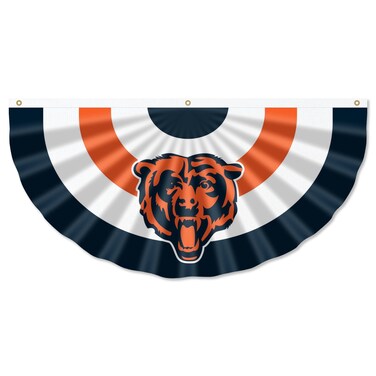 WinCraft Chicago Bears Bunting Pleated Fan Banners