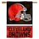 WinCraft Cleveland Browns Two Sided House Flag