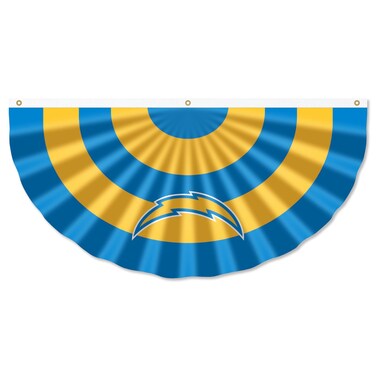 WinCraft Los Angeles Chargers Bunting Pleated Fan Banners