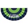 WinCraft Seattle Seahawks Bunting Pleated Fan Banners
