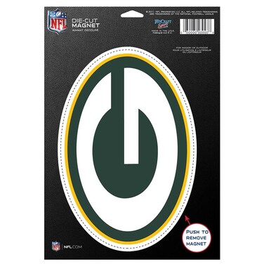 WinCraft Green Bay Packers 6" x 9" Car Magnet