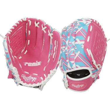 Rawlings   REMIX T-Ball &amp; Youth Baseball Glove   Right Hand Throw   9"   Pink