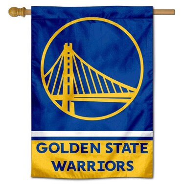 WinCraft Golden State Warriors Double Sided House Banner Flag