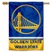 WinCraft Golden State Warriors Double Sided House Banner Flag