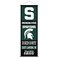 Michigan State Spartans Banner and Scroll Sign