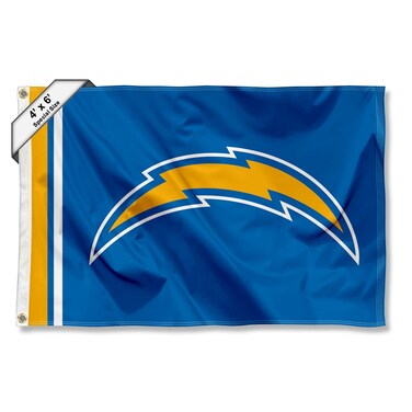 WinCraft Los Angeles Chargers 4x6 Foot Large Outdoor Pole Flag