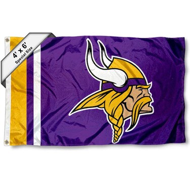 WinCraft Minnesota Vikings 4 ft x 6 ft Foot Flag